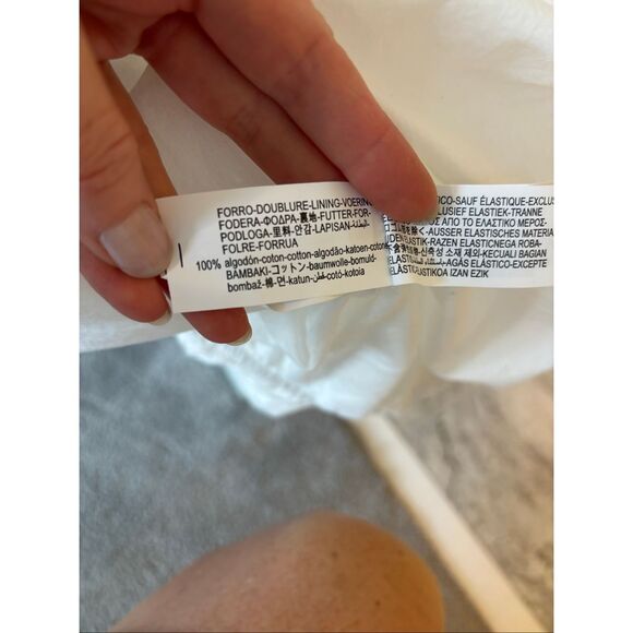 NWOT ZARA ⭐️VIRAL⭐️ WHITE SLEEVELESS BALLOON POPLIN DRESS Sz Sm $118 - Picture 7 of 9